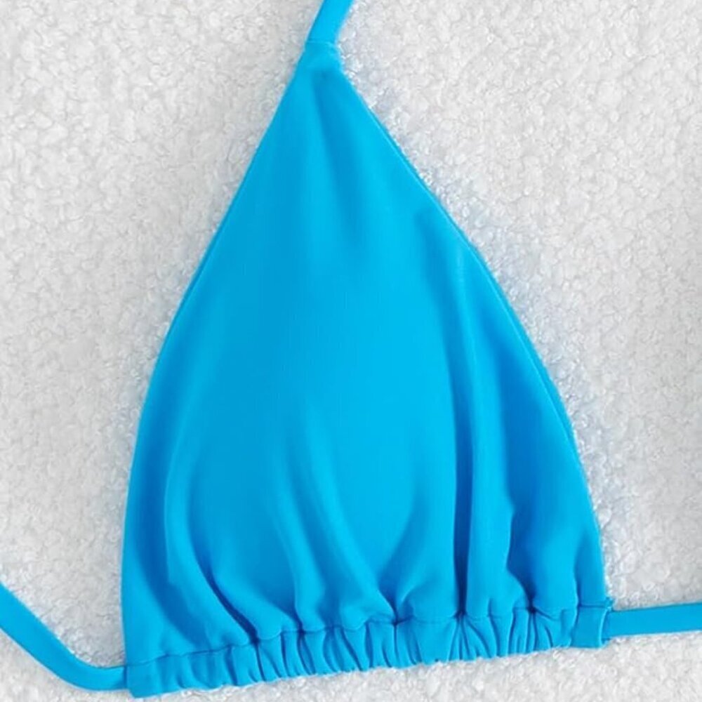 Bikini Swimsuits Light Blue - Picture 7 of 8